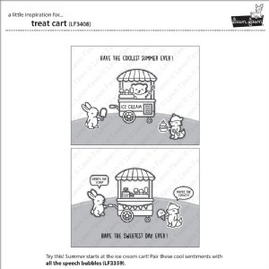 Lawn Fawn - Clear Stamp - Treat Cart