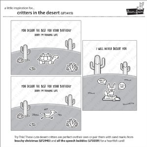 Lawn Fawn - Clear Stamp - Critters in the Desert