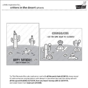 Lawn Fawn - Clear Stamp - Critters in the Desert