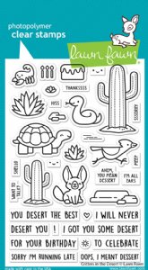 Lawn Fawn - Clear Stamp - Critters in the Desert