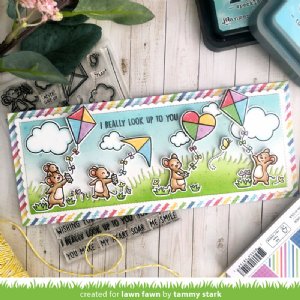 Lawn Fawn - Clear Stamp - Whoosh, Kites!