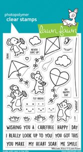 Lawn Fawn - Clear Stamp - Whoosh, Kites!