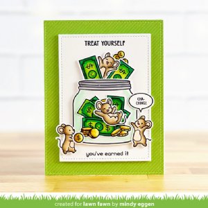 Lawn Fawn - Clear Stamp - How You Bean? Money Add-On