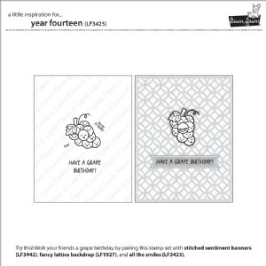 Lawn Fawn - Clear Stamp - Year Fourteen