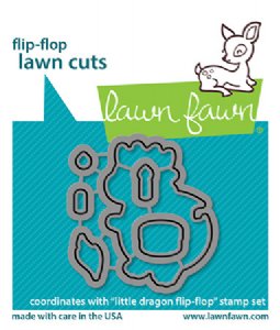 Lawn Fawn - Dies - Little Dragon Flip-Flop