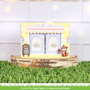 Lawn Fawn - Dies - Ta-Da! Diorama! Shop Add-On