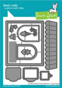 Lawn Fawn - Dies - Ta-Da! Diorama! Shop Add-On