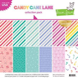 Lawn Fawn - 12X12 Collection Pack - Candy Cane Lane