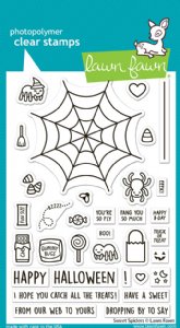 Lawn Fawn - Clear Stamp - Sweet Spiders