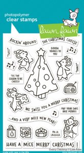 Lawn Fawn - Clear Stamp - Cheesy Christmas