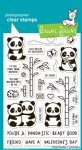 Lawn Fawn - Clear Stamp - I Heart Pandas