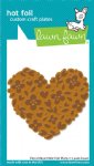 Lawn Fawn - Hot Foil Plate - Floral Heart