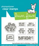 Lawn Fawn - Clear Stamp - Spring Basket Add-On: Birthday