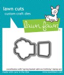 Lawn Fawn - Die - Spring Basket Add-On: Birthday