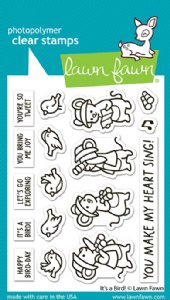 Lawn Fawn - Clear Stamp - It's a Bird!