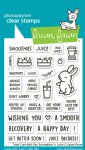 Lawn Fawn - Clear Stamp - Treat Cart Add-On: Smoothies 'n Juice