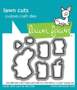 Lawn Fawn - Die - Treat Cart Add-On: Smoothies 'n Juice