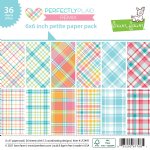 Lawn Fawn - 6X6 Petite Paper Pack - Perfectly Plaid Remix