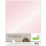 Lawn Fawn - 8.5X11 - Pink Pastel Vellum Pearlescent