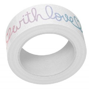 Lawn Fawn - Washi Tape - Scripty Saying Shimmer