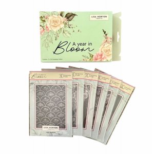 Lisa Horton - 3D Embossing Folder - A Year In Bloom