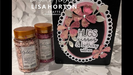 Lisa Hortons - Gilding Flakes - Pink Blush