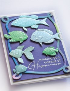 Memory Box - 3D Embossing Folder & Matching Dies - Ocean Fish