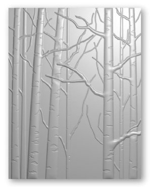 Memory Box - 3D Embossing Folder - Birch Tree Forest