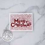 Hero Arts - Cling Stamps - Merry Christmas Letter Bold Prints