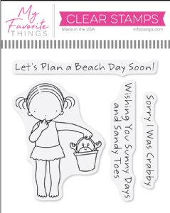 My Favorite Things - Clear Stamp - Sunny Days and Sandy Toes