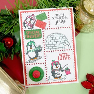 Hunkydory Crafts - For the Love of Stamps - Playful Penguins