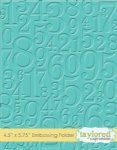 Taylored Expressions - Embossing Folder - Take a Number