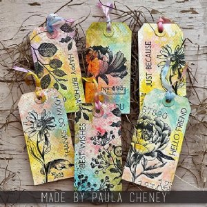 Tim Holtz - Cling Stamp - French Garden