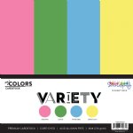 Photo Play Paper - My Colors 12X12 Cardstock Variety Pack - Serendipity (8 Sheets)