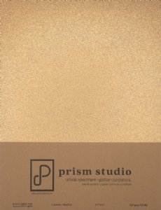 Prism Studio - 8.5x11 Whole Spectrum Glitter Cardstock - Pharaoh