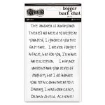 Dylusions - Bigger Back Chat Stickers - White Set 4