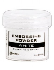 Ranger - Embossing Powder - White Super Fine Detail