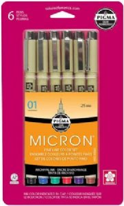 Pigma - Micron Pen Set - (01) - Asst (8 pc)