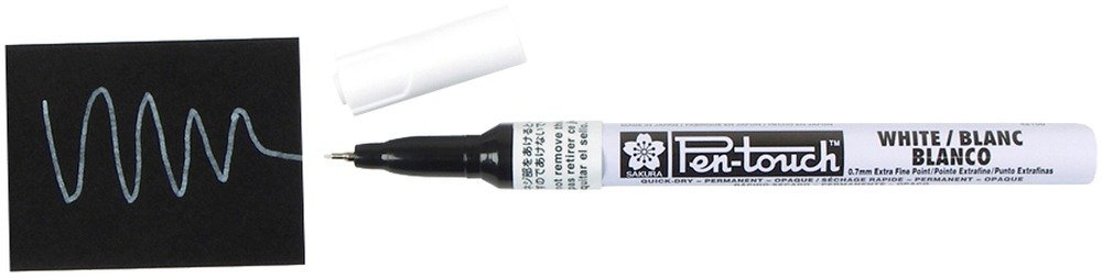 Pentouch - Marker - Extra Fine (0.7mm) - White