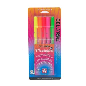 Gelly Roll - Moonlight Pen Set - 06 Fine - Dawn Pack (5 pk)