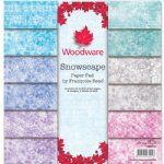 Woodware Craft Collection - 8 in x 8 in Paper Pad - Snowscape