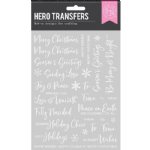 Hero Arts - Rub on Transfers - Winter Script Messages