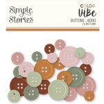 Simple Stories - Embellishments - Color Vibe Boho Buttons