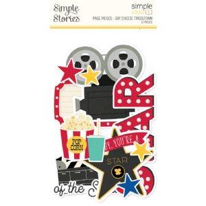 Simple Stories - Simple Pages Page Pieces - Say Cheese Tinseltown