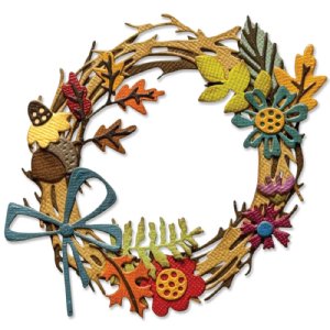 Sizzix - Thinlits Die Set - Vault Foliage Wreath