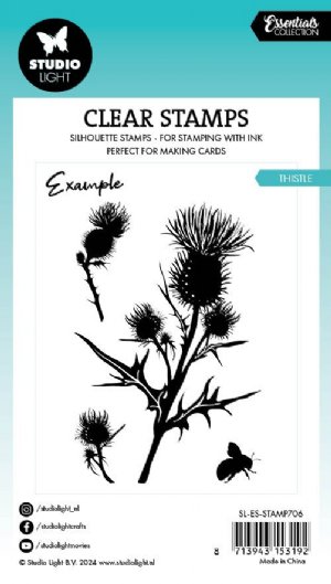 Studio Light - Clear Stamp - Thistle Essentials 