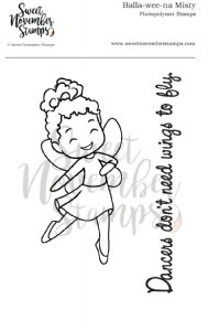 Sweet November - Clear Stamp - Balla-Wee-Na: Misty