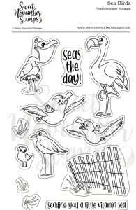 Sweet November - Clear Stamp - Sea Birds