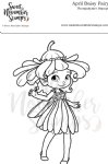 Sweet November - Clear Stamp - April Daisy Fairy