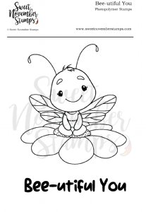 Sweet November - Clear Stamp - Bee-utiful You